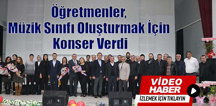 Öğretmenler, Müzik Sınıfı Oluşturmak İçin Konser Verdi