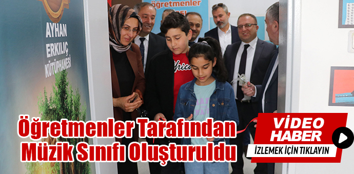 Öğretmenler Tarafından Müzik Sınıfı Oluşturuldu