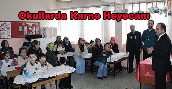 Okullarda karne heyecanı