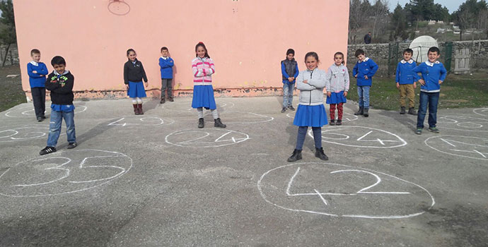 Ortaklar İlkokulunda Matematik Bir Başka Güzel İşleniyor
