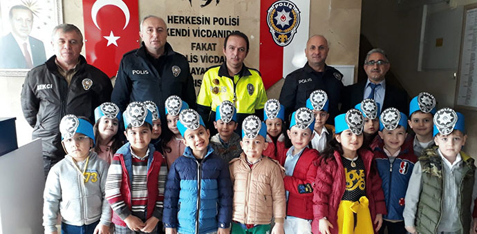 ÖZEL HAVZA FATİH ANAOKULUNDAN EMNİYETE ZİYARET