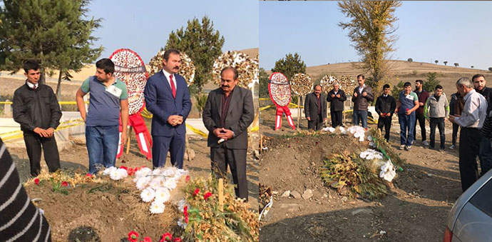 Özel Öğrenciler Son Şehidimizi Mezarı Başında Andılar