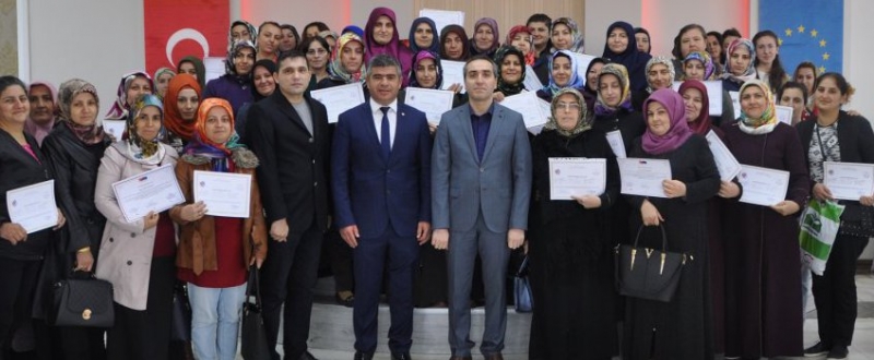 PROJE KAPANIŞ TOPLANTISI VE SERTİFİKA TÖRENİ DÜZENLENDİ