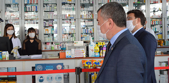 Protokol Maske Denetimlerini Sürdürüyor