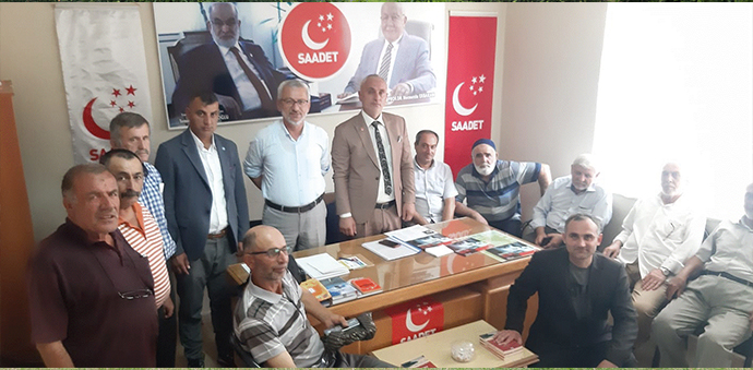 Saadet Partisinde Bayramlaşma Programı Düzenlendi