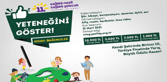 Sağlıklı Nesil, Sağlıklı Gelecek, Yarışması Başvuruları Başladı