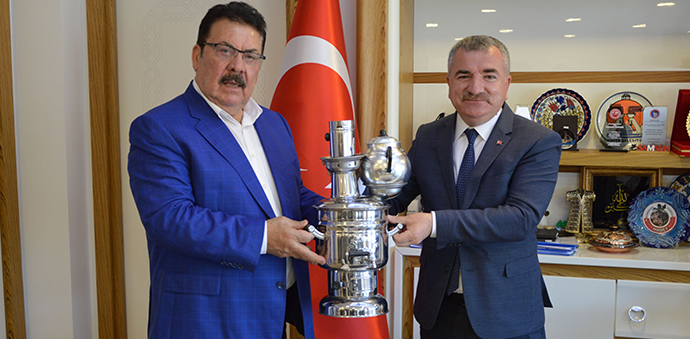SAMKON Genel Başkanı Aşçı'dan Havza Belediye Başkanı Özdemir’e Ziyaret