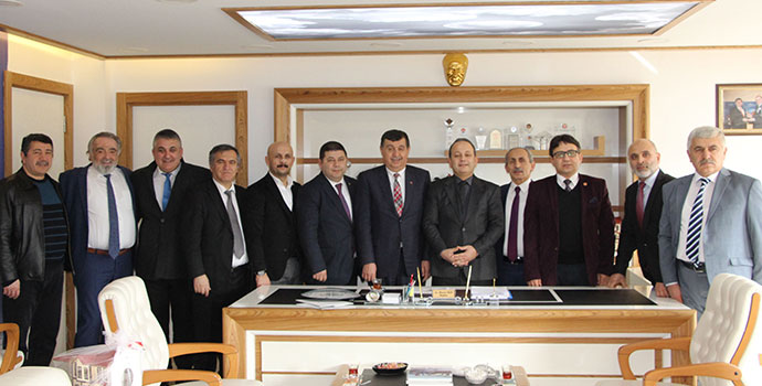 SAMKON Havza Belediyesini Ziyaret Etti