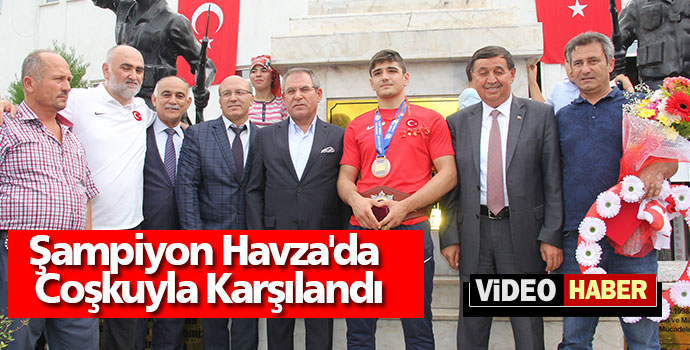 Şampiyon Havza'da Coşkuyla Karşılandı