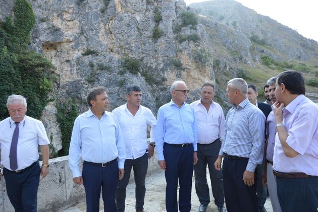 Samsun Büyükşehir Belediye Başkanı Yusuf Ziya Yılmaz Kurt Köprü’yü ziyaret etti
