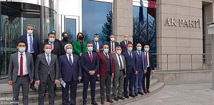 Samsun Heyetinden AK Parti Genel Merkezine Ziyaret