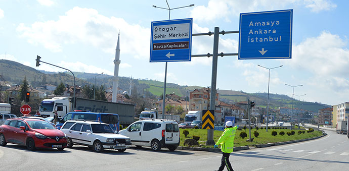 Samsun'un Giriş Kapısı Havza’da Giriş Çıkışlar Kontrol Ediliyor