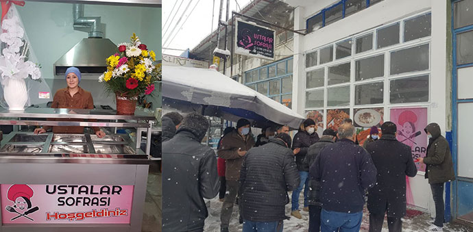 SANAYİ SİTESİNDE EV YEMEKLERİ LOKANTASI HİZMETE GİRDİ