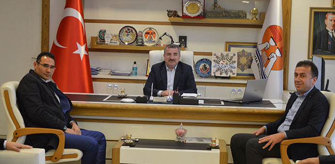 SASKİ Genel Müdürü Fatih Yıldız’dan Başkan Özdemir’e ziyaret