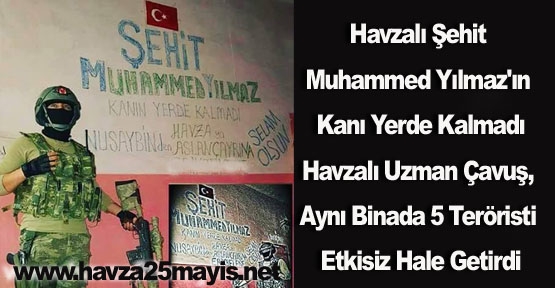 Şehidimizin Kanı Yerde Kalmadı