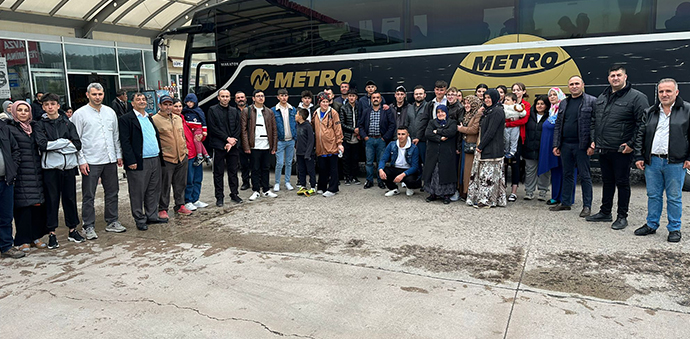 Şehit Recep Şahin MTAL Öğrencileri Antalya'ya Uğurlandı