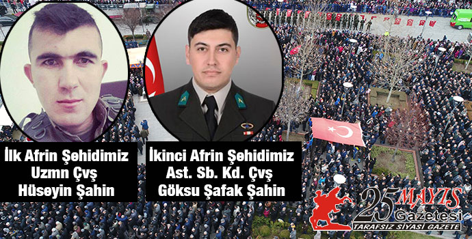 Şehit ŞAHİN'ler Yürekleri Dağladı