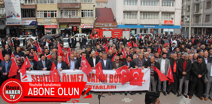 Şehitlerimize Saygı Yürüyüşü Ve Mitingi Düzenlendi- Video Haber