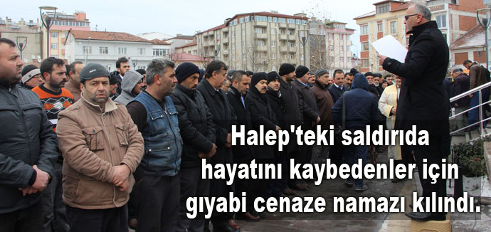 Sivil Toplum Kuruluşlarından Halep için Namaz Kılındı