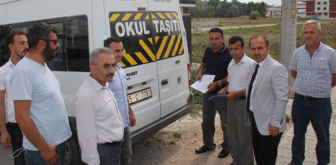 Taşımalı Eğitim Servisleri Denetlendi