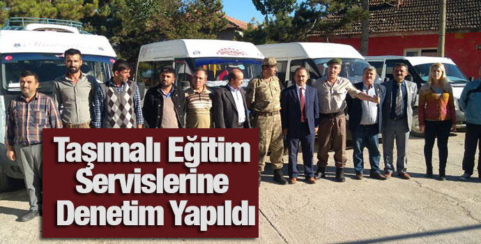 Taşımalı Eğitim Servislerine Denetim Yapıldı