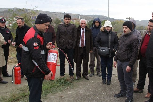 TMO Havza Ajans Müdürlüğünde Yangın Tatbikatı