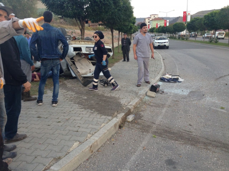 Trafik Kazası 1 Yaralı
