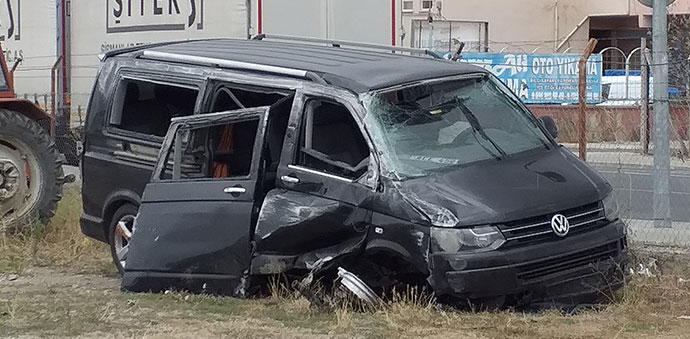 Trafik Kazası 12 Yaralı