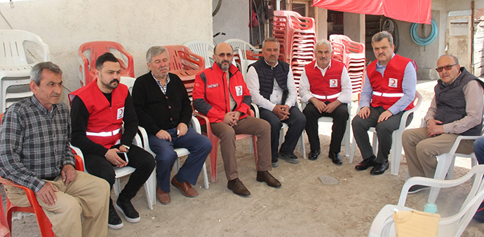 Türk Kızılay Samsun Şubesinden Taziye Ziyareti
