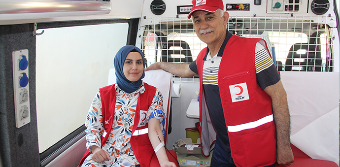 Türk Kızılay’ı Havza Temsilciği Kampa Katıldı