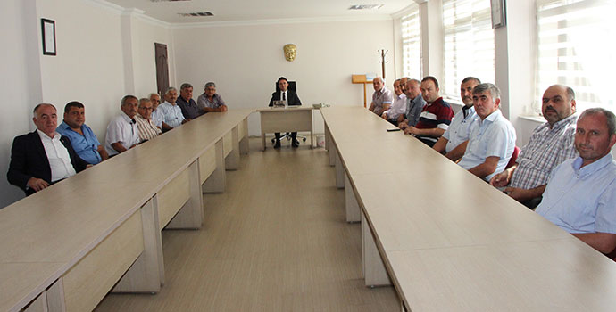 Türkiye Muhtarlar Havza Şubesinden Kaymakam Yılmaz’a Ziyaret
