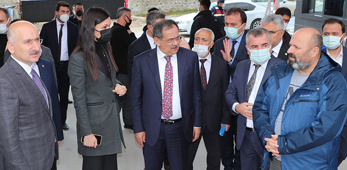 Ulaştırma Ve Altyapı Bakanı Adil Karaismailoğlu Havza OSB’de İncelemelerde Bulundu