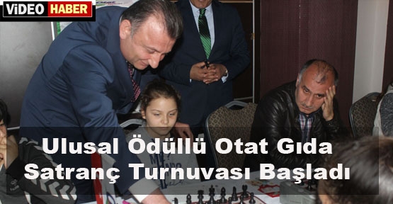 Ulusal Ödüllü Otat Gıda Satranç Turnuvası Başladı- Video Haber
