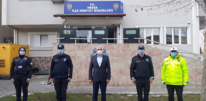 Urhal Polis Ekiplerinin Çalışmalarını Denetledi