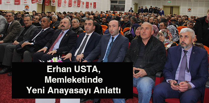 Usta, Memleketinde Yeni Anayasayı Anlattı