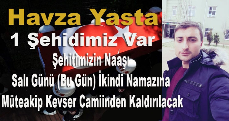 Uzman Onbaşı Muhammed Yılmaz Şehit Oldu- Video Haber