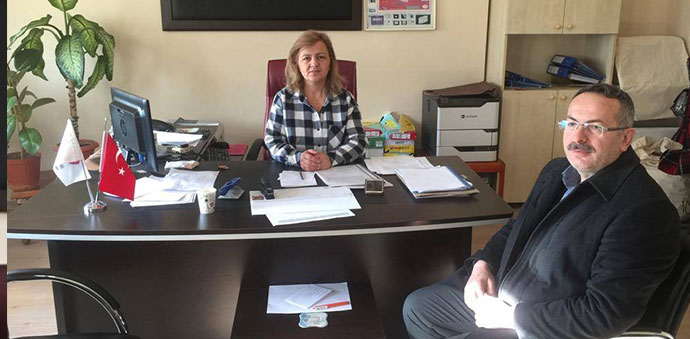 Yeni Atanan İlçe Seçim Müdürünü Ziyaret