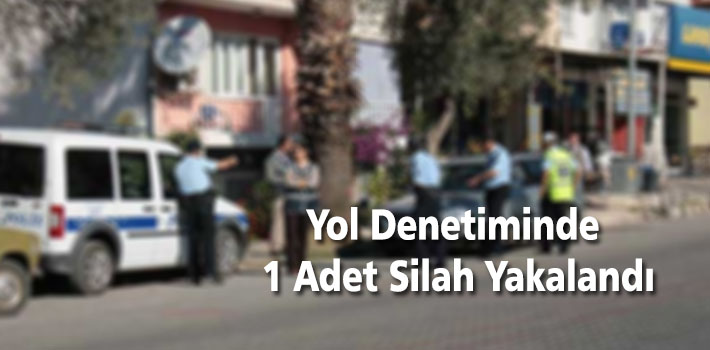 Yol Denetiminde 1 Adet Silah Yakalandı