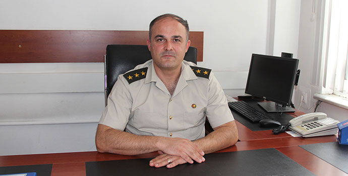 Yüzbaşı Bahadır Çay Göreve Başladı