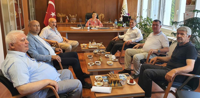 Ziraat Odası Başkanlarından TMO Samsun Başmüdürü Şahinler Ziyaret