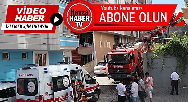 Havza'da Çıkan Yangında Bir Kişi Dumandan Etkilendi