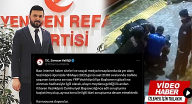 Vezirköprü YRP İlçe Başkanı Ters Kelepçe ile Gözaltına Alındı